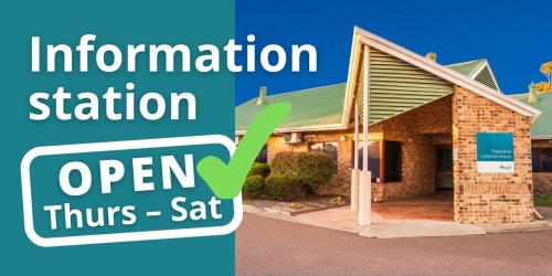 Information station open