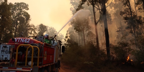 Smoke may be visible from prescribed burns