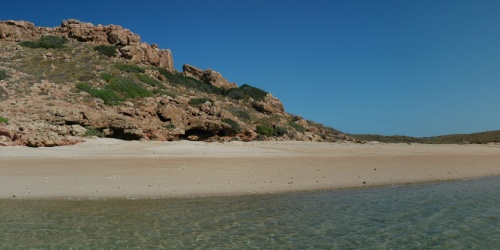 Barrow Island A beach and headland on Barrow Island