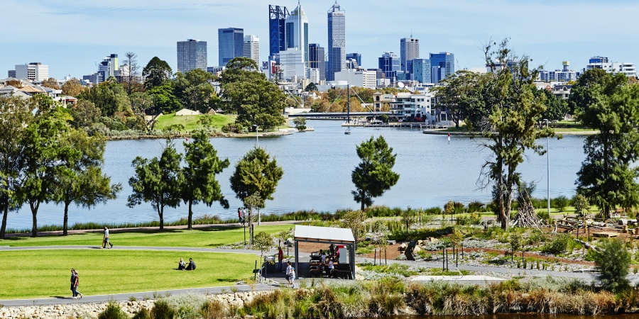 Optus Stadium, Perth Mandatory credit: Tourism Western Australia