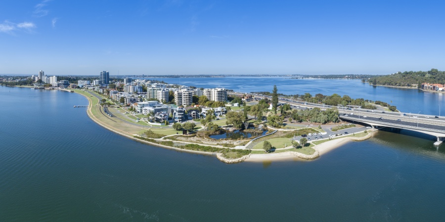 South Perth foreshore Tourism of Western Australia