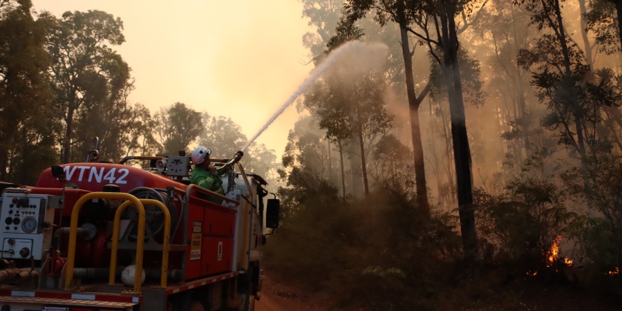 Smoke may be visible from prescribed burns