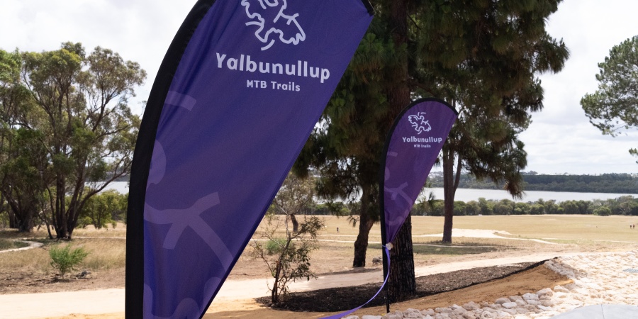 Yalbunullup mountain bike trails at Yellagonga Regional Park