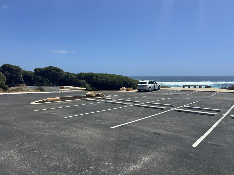 Rabbit Hill carpark upgrades. Photo DBCA Rabbit Hill carpark upgrades. Photo DBCA